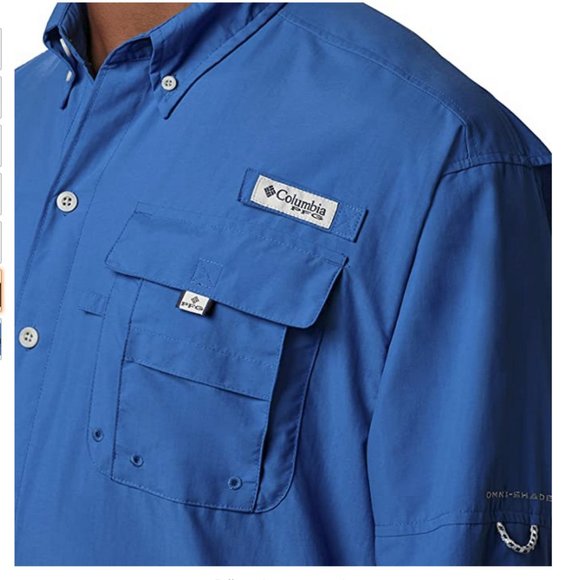 Columbia Big Men's PFG Bahama II UPF 30 Long Sleeve Fishing Shirt 6X - Picture 2 of 5